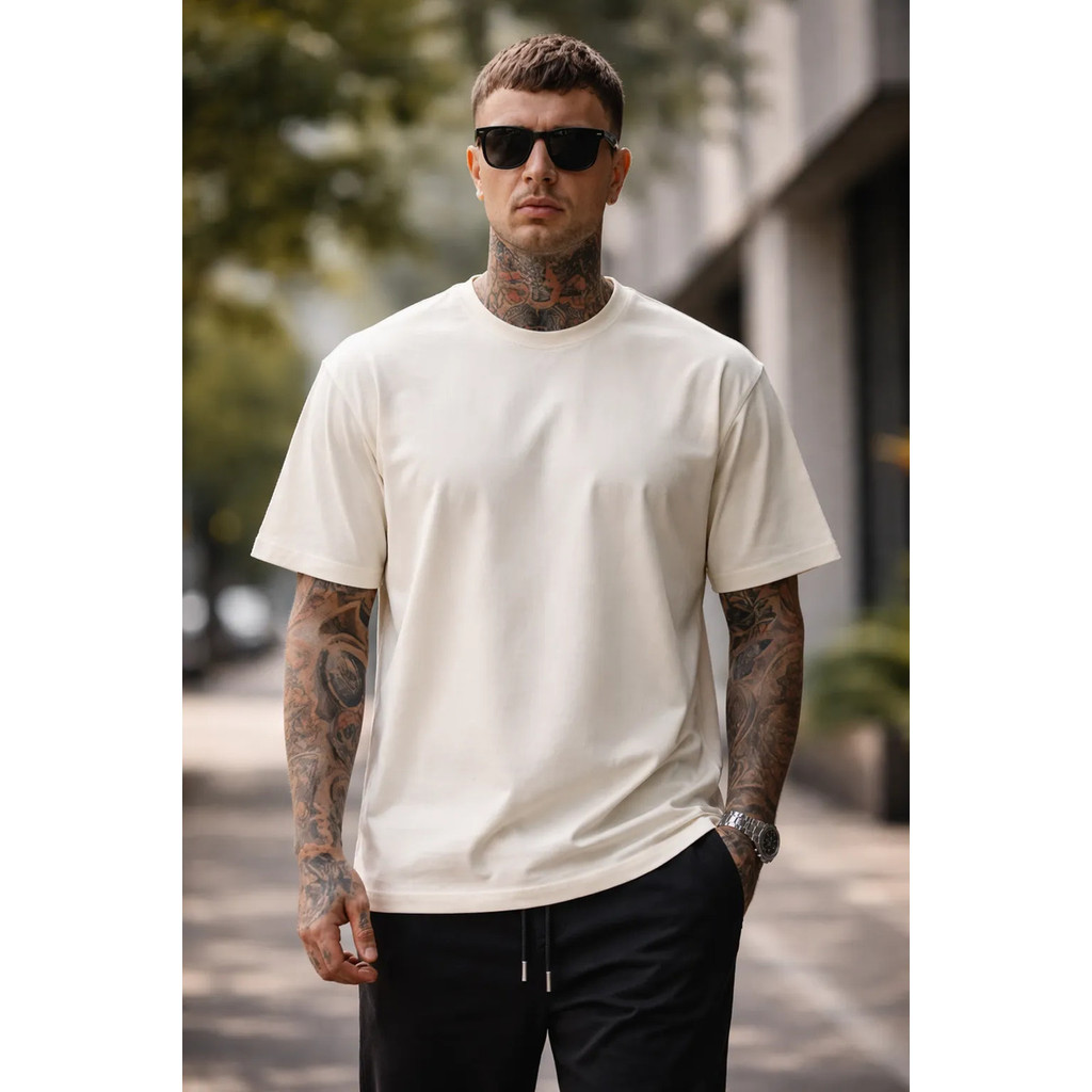 Camisa Masculina Oversized Larga Academia Streetwear