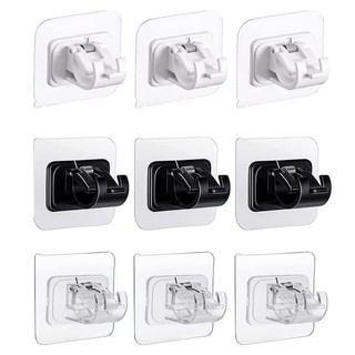 Kit 2/4/6/8 Peças Suportes Para Haste De Cortina Adesiva-Instalação Sem Pregos E Fácil Aj…