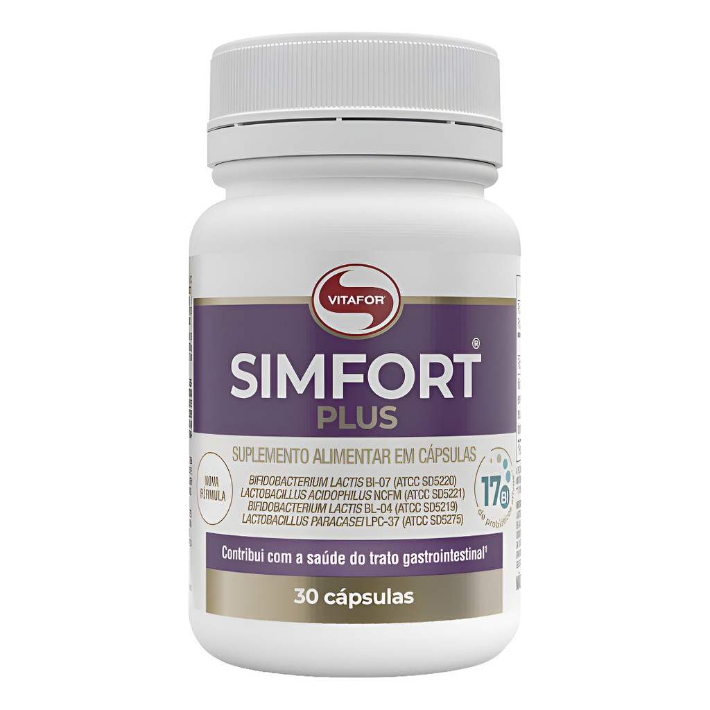 Simfort Plus 30 Cápsulas Vitafor em Oferta na Shopee