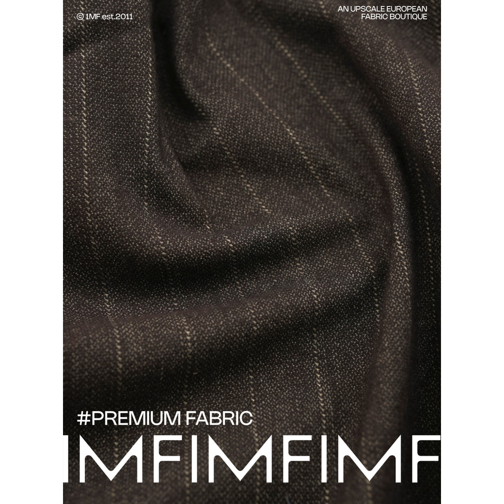 M Home Algodão + Spandex Denim Tecido Listrado Calças Jaqueta Tecido Largura 153CM5235G/M Importado da Itália