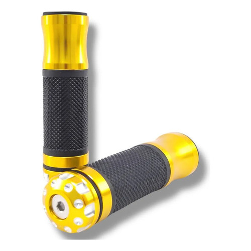 Par Manopla Esportiva Alumínio Dourado Kasinski Comet Gtr650 Dourado - Claro