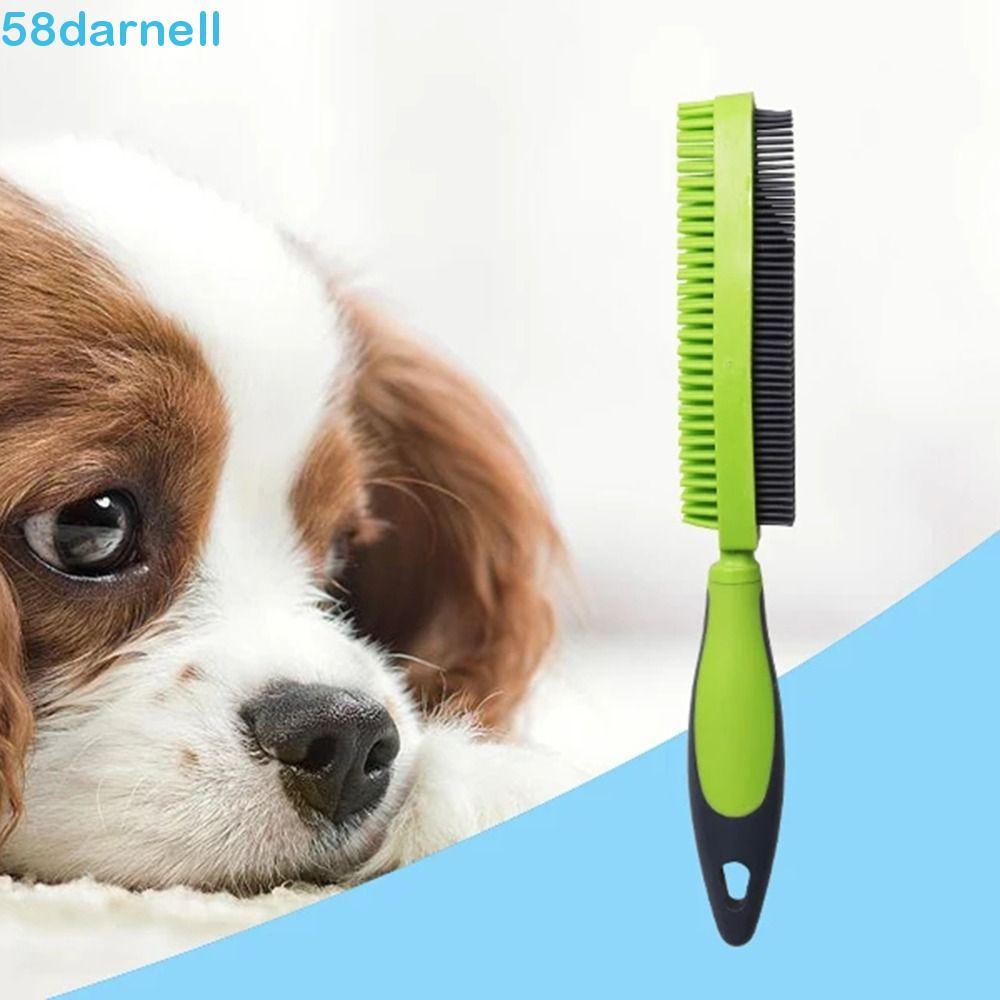 DARNELL 2 Em 1 Escova De Silicone Para Animais De Estimação , Material Removedor De Pêlos De Dupla Face , Efeito De Mass