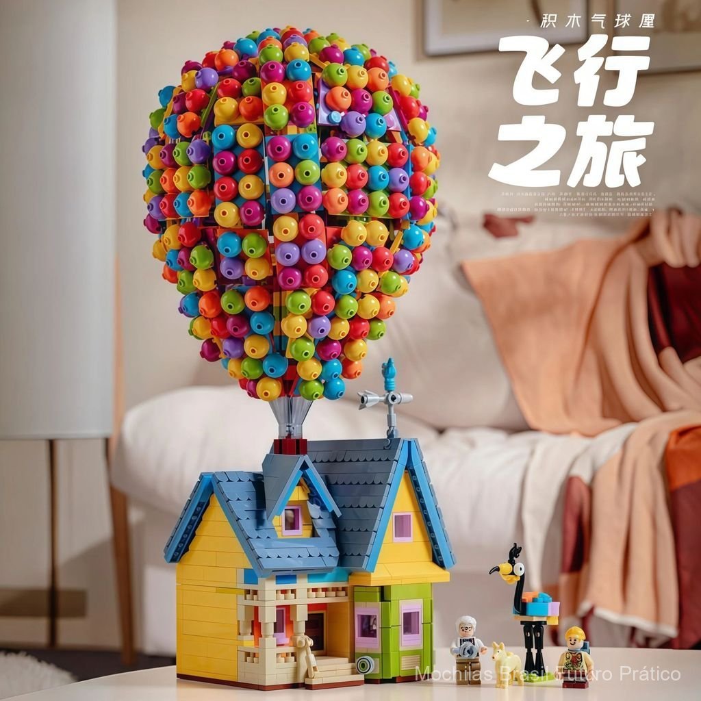 Conjunto de Blocos de Construção - Novo Modelo 2026 Compatível com Lego Balões Disney... para Crianças MXOL