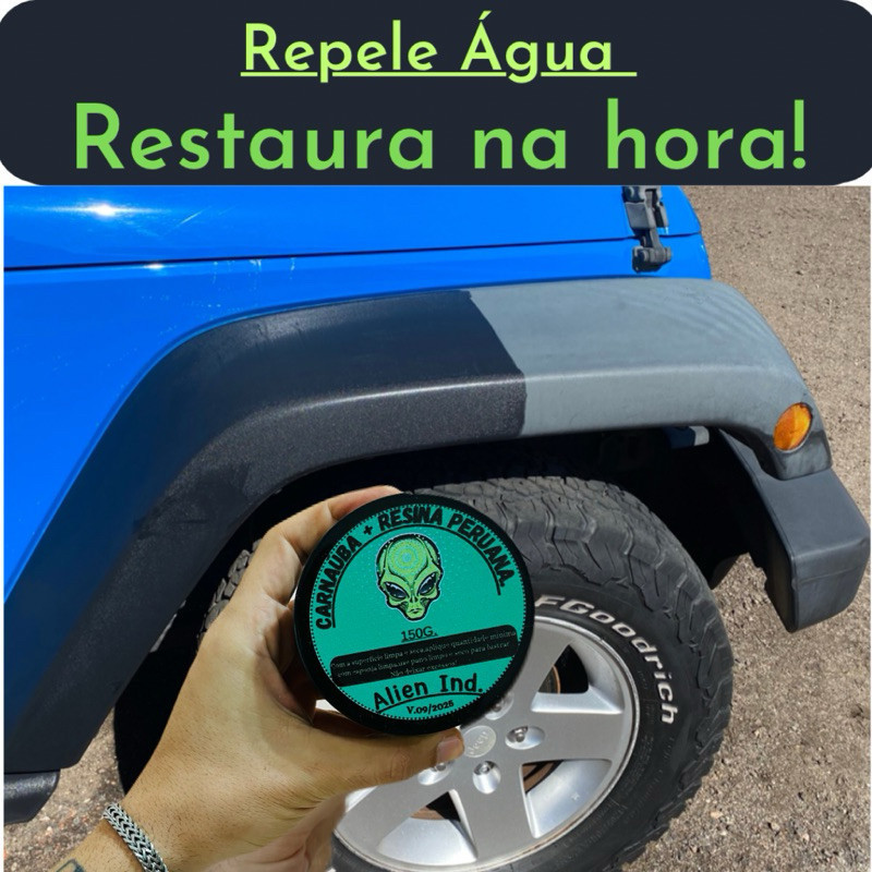 Revitalizador de Plásticos Automotivos Alien para Painel e Acabamentos Internos e Externos