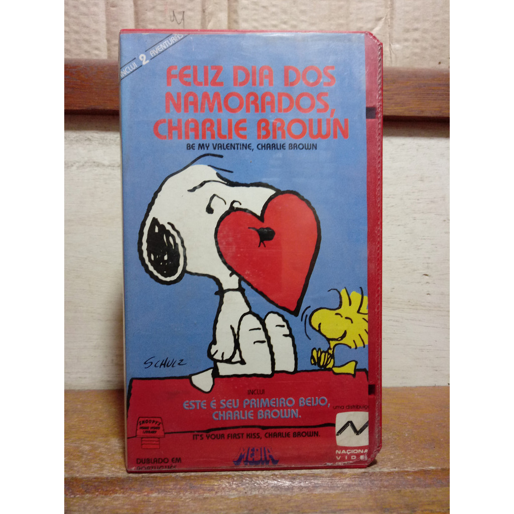 Vhs Feliz Dia Dos Namorados Charlie Brown - Bill Melendez