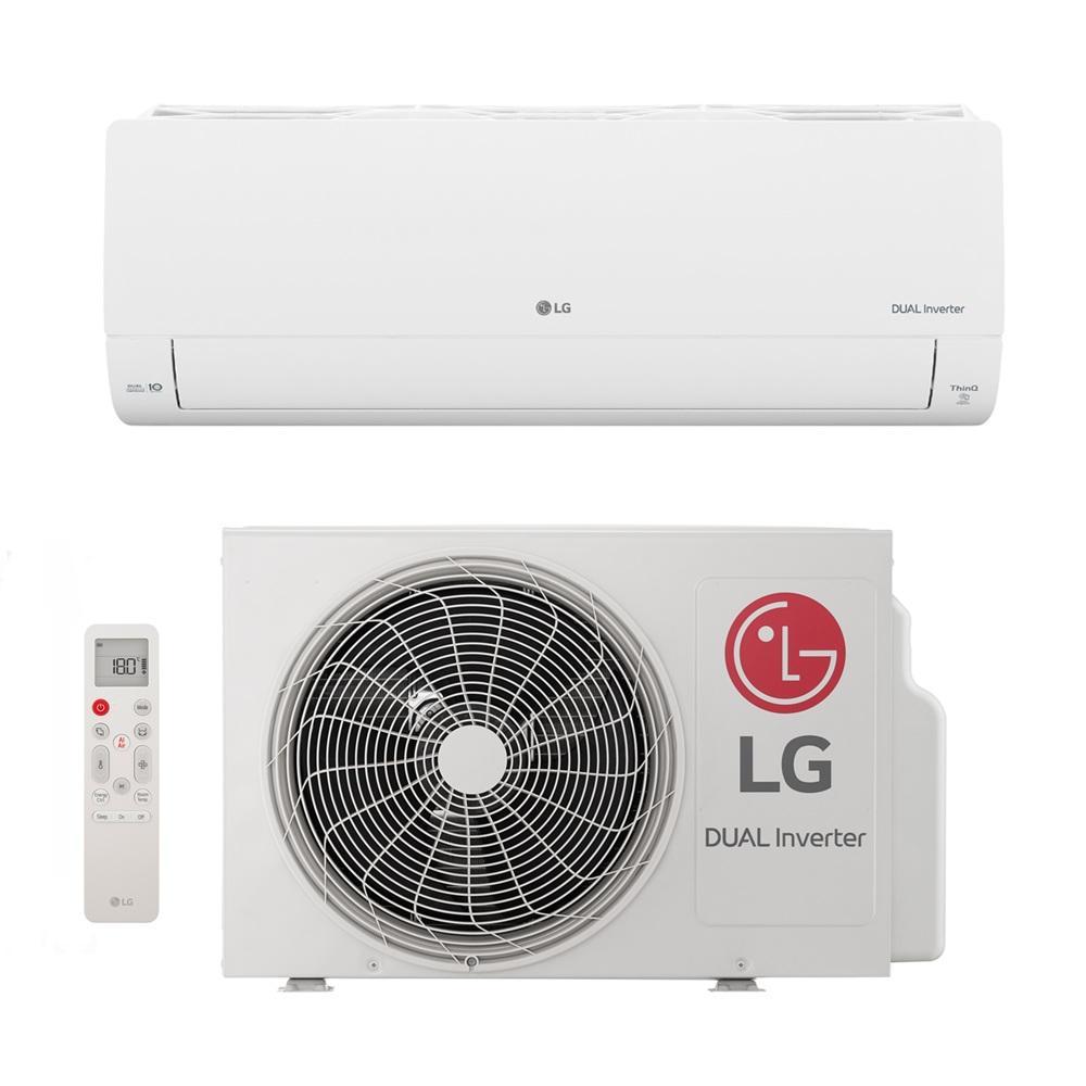 Ar Condicionado Split LG Hi Wall Dual Inverter Voice AI 9.000 BTU/h Frio Monofásico Branco S3-Q09AA31F 220V em Oferta na Shopee