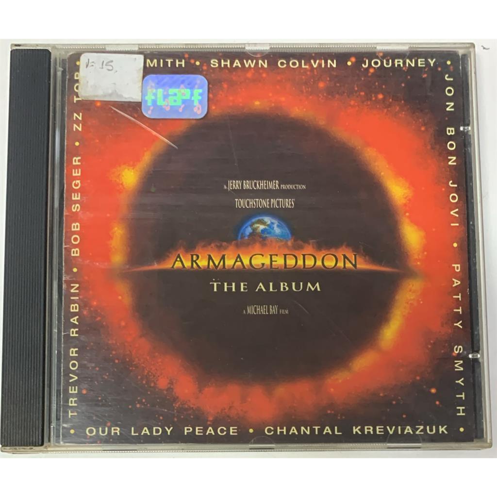 CD AEROSMITH / JOURNEY / ZZ TOP / PATTY SMITH / JON BON JOVI ARMAGEDDON - THE ALBUM