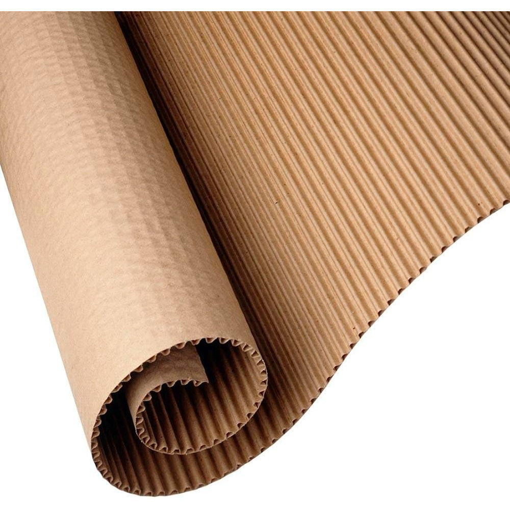 Pilar de Papéis Papelão Ondulado 1,20m x 30 Metros Marrom
