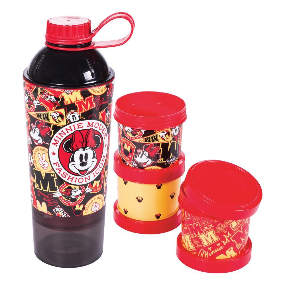 Kit Presente Shakeira e Potes 3 em 1 Minnie Plasútil