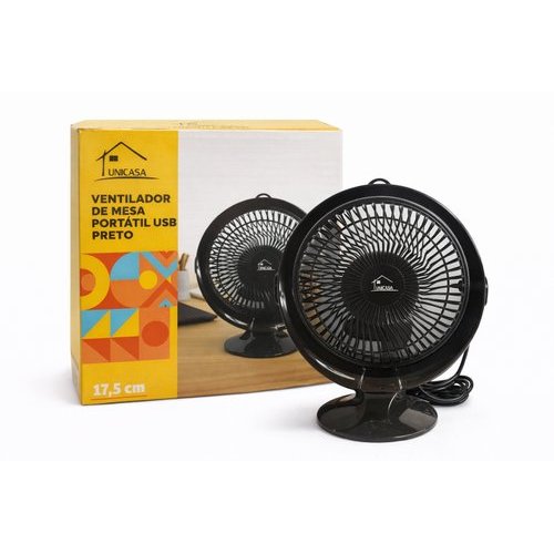 Ventilador Portátil Silencioso Compacto Usb Mesa Resfriamento Eficiente
