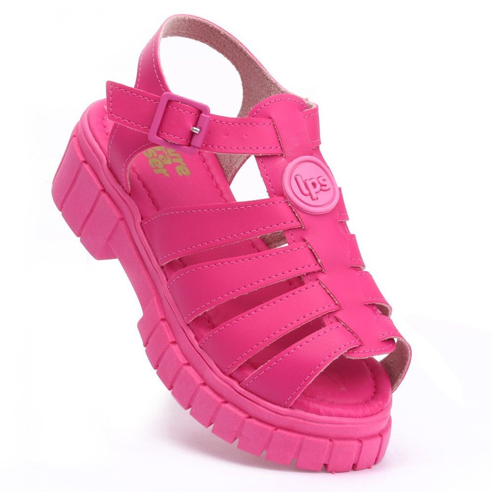 Sandália Fisherman Feminina Plataforma Tratorada WorldColors - Pink New