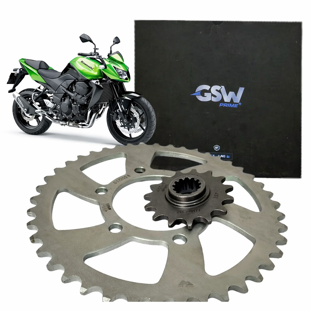 Kit Coroa e Pinhão Kawasaki Z750