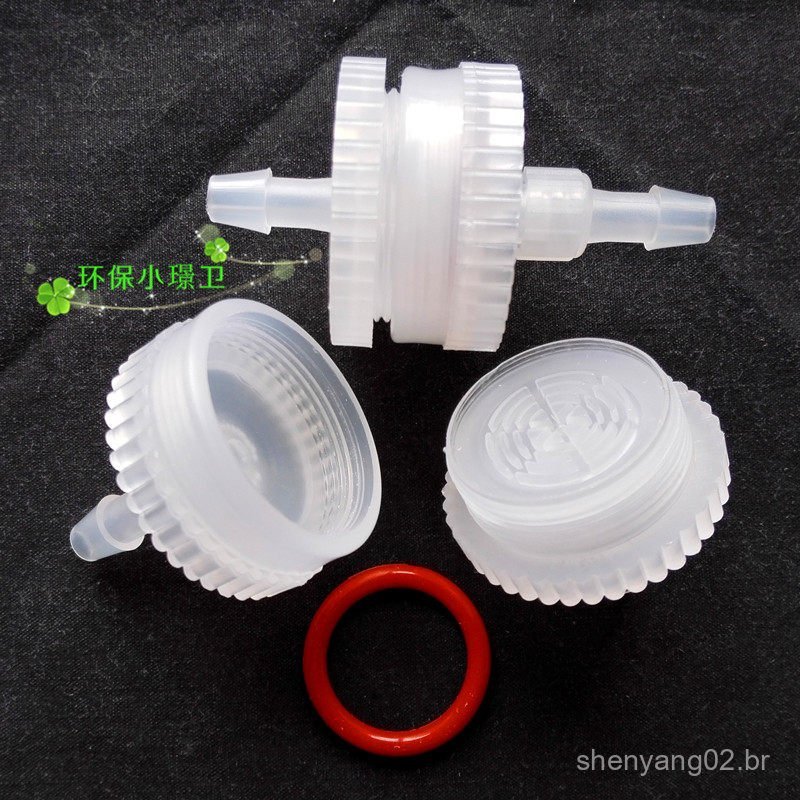 Microfiltro de ar desenroscável e abrível, conjunto de cabeçote de filtro de 25mm com adaptador, universal para gás e lí