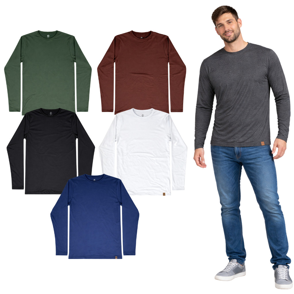 Blusa Térmica Masculina Segunda Pele para o Frio P ao GG