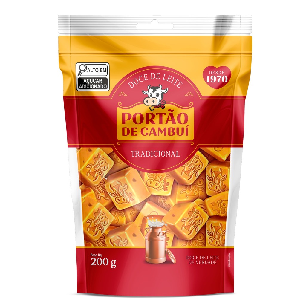 Doce de Leite Tradicional PORTÃO DO CAMBUI Pouch 200g