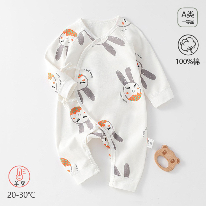 Roupas de bebê primavera outono macacão recém-nascido algodão puro roupa interior do bebê macacão monge roupas macacão r