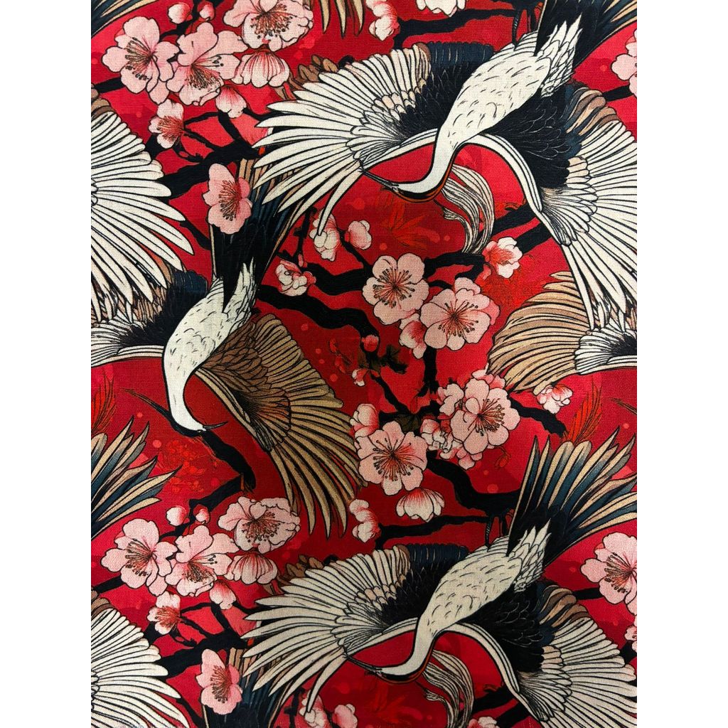 Tecido Tricoline Estampado Flores 0,50cmX1,50