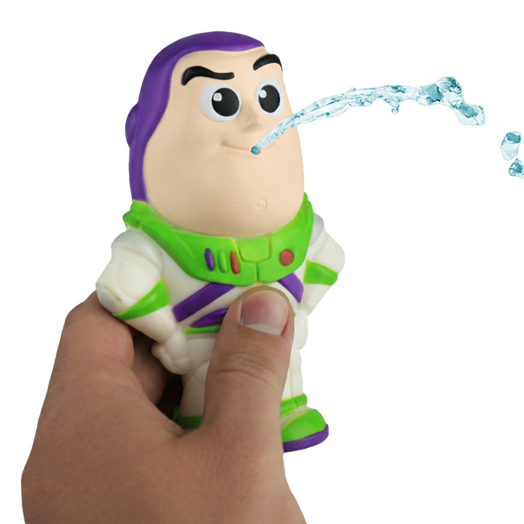 Boneco de Banho Disney Toy Story Woody ou Buzz Lightyear com Esguicho Vinil