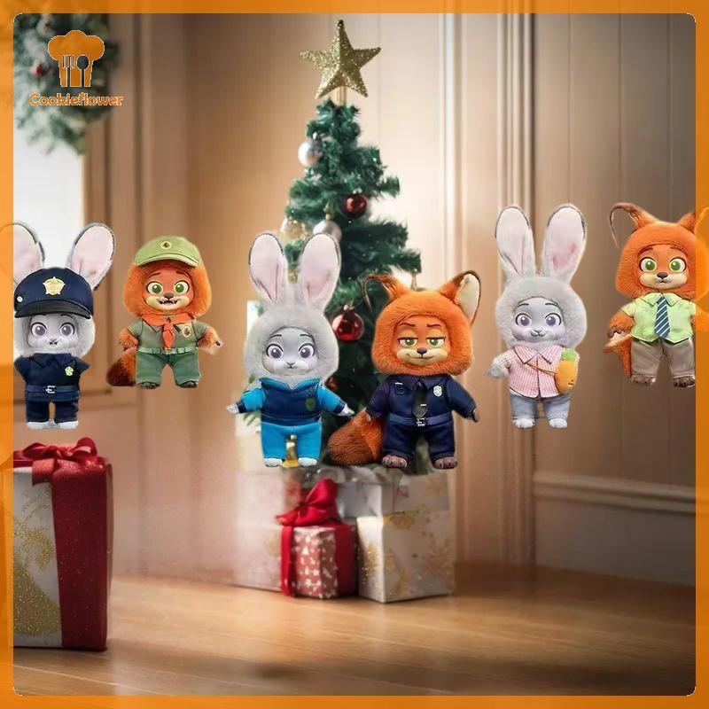 CKFR 1 Pçs Colecionável Bonito Vinil Ornamento De Pelúcia Dos Desenhos Animados Zootopia Série Clássica Boneca Na Moda B