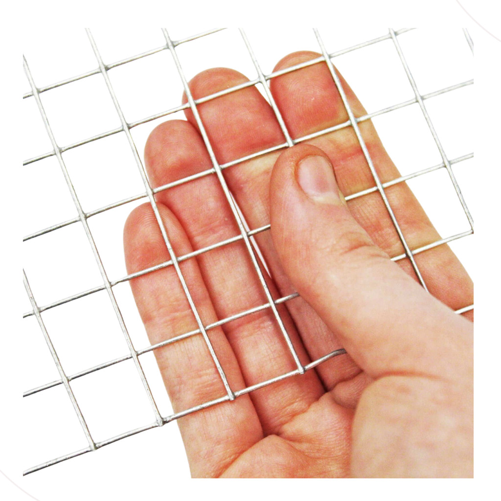 Tela Soldada Galvanizada 12,5mm Pets Jardim Portões 5x1,00m
