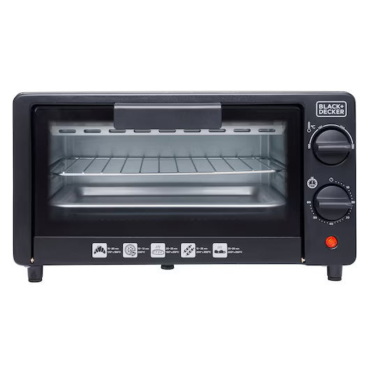 Forno Elétrico Black+Decker 9 Litros 800W 127V Compacto com Timer e Controle de Temperatura FT9N-BR