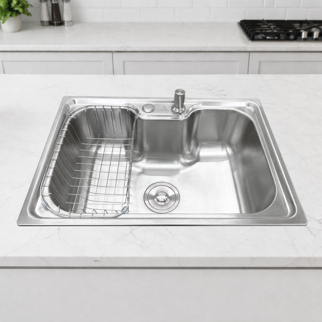 Cuba Gourmet Pia Cozinha Aço Inox 60x42cm Com Acessórios em Oferta na Shopee