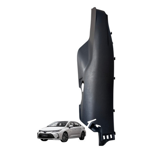 Acabamento Lateral Banco Tras Esquerdo Toyota Corolla 21/23 Preto