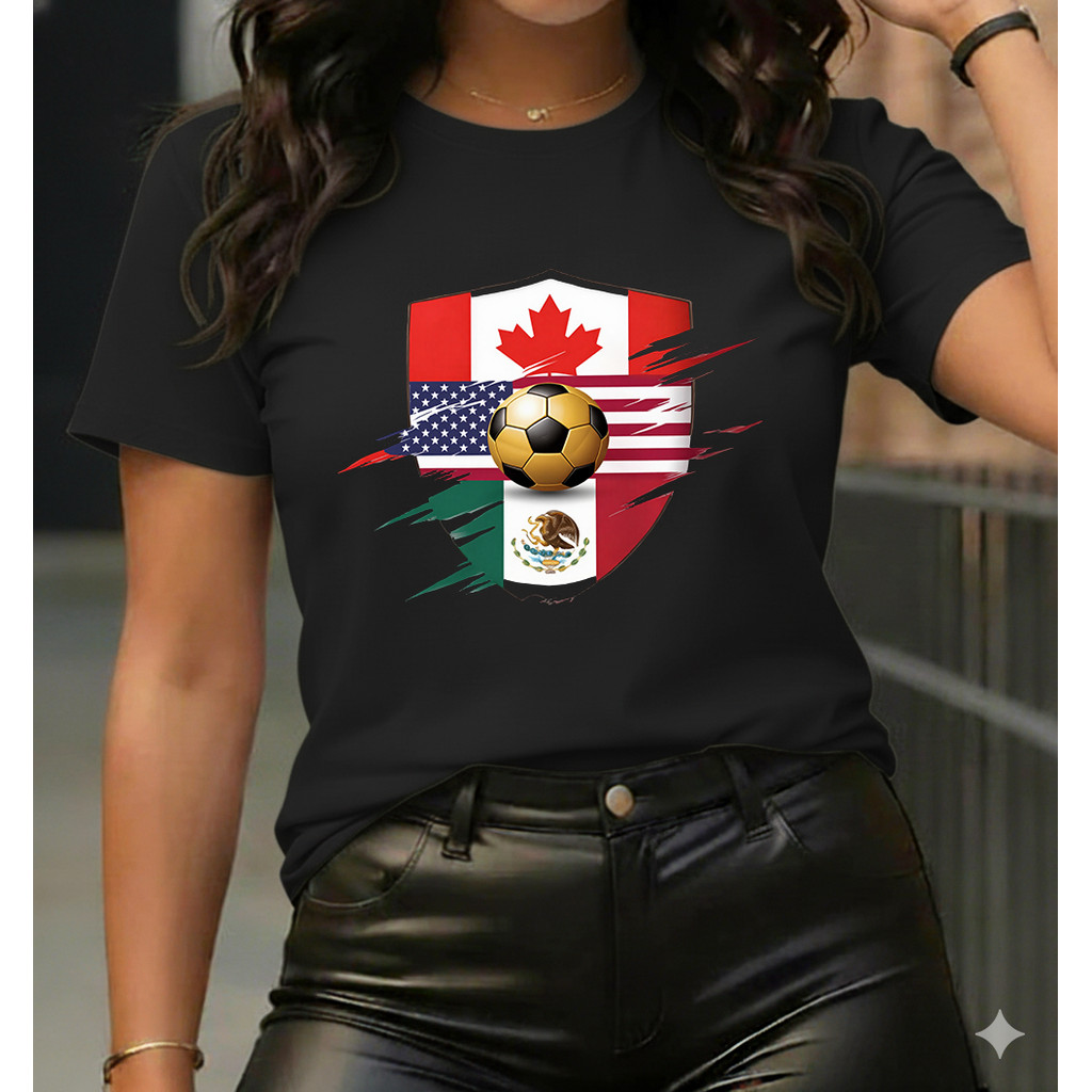Escudo De Futebol Canadá EUA México, Camiseta De Futebol, Camiseta De Futebol, Camiseta De Futebol, Camiseta De Futebol