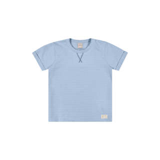 Camiseta Infantil Menino Bordado X Colorittá Azul em Oferta na Shopee