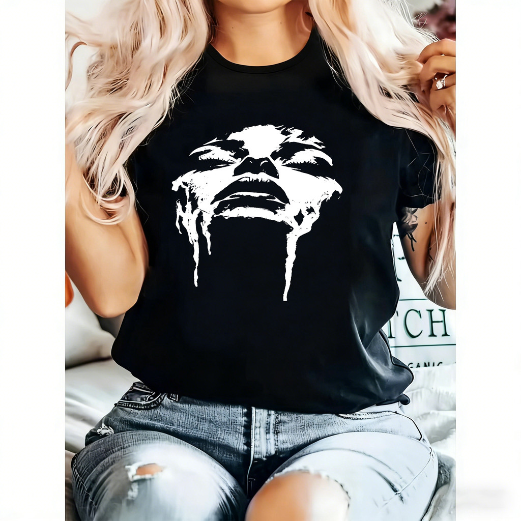 Camiseta Feminina Estampa Divertida Cores Vibrantes Personagens Animados Confortável Moderna Estilosa Moda Feminina
