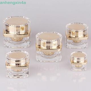 Frascos De Loção ANHENGXIN , Potes De Creme Facial De Luxo De 5-50g , Latas De Ouro Roxo Frasco De Embalagem De Viagem