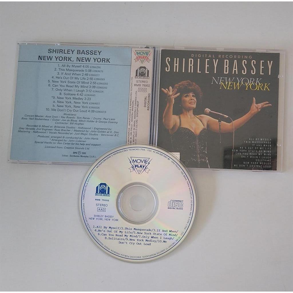 CD SHIRLEY BASSEY NEW YORK, NEW YORK
