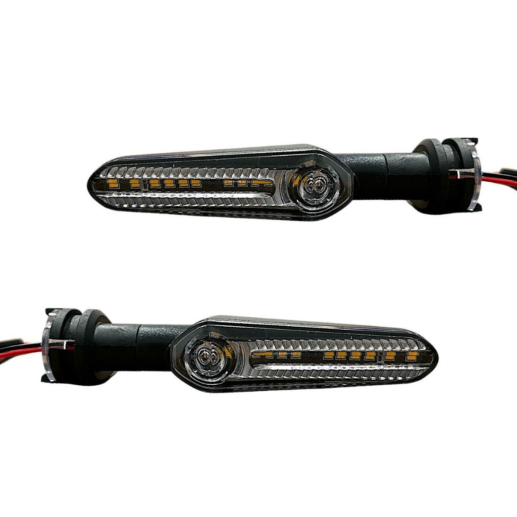 Par Pisca Modelo Yamaha Ys 150 Fazer MT03 Xtz 250 Lander Com Chicote — imagem 2 de 2