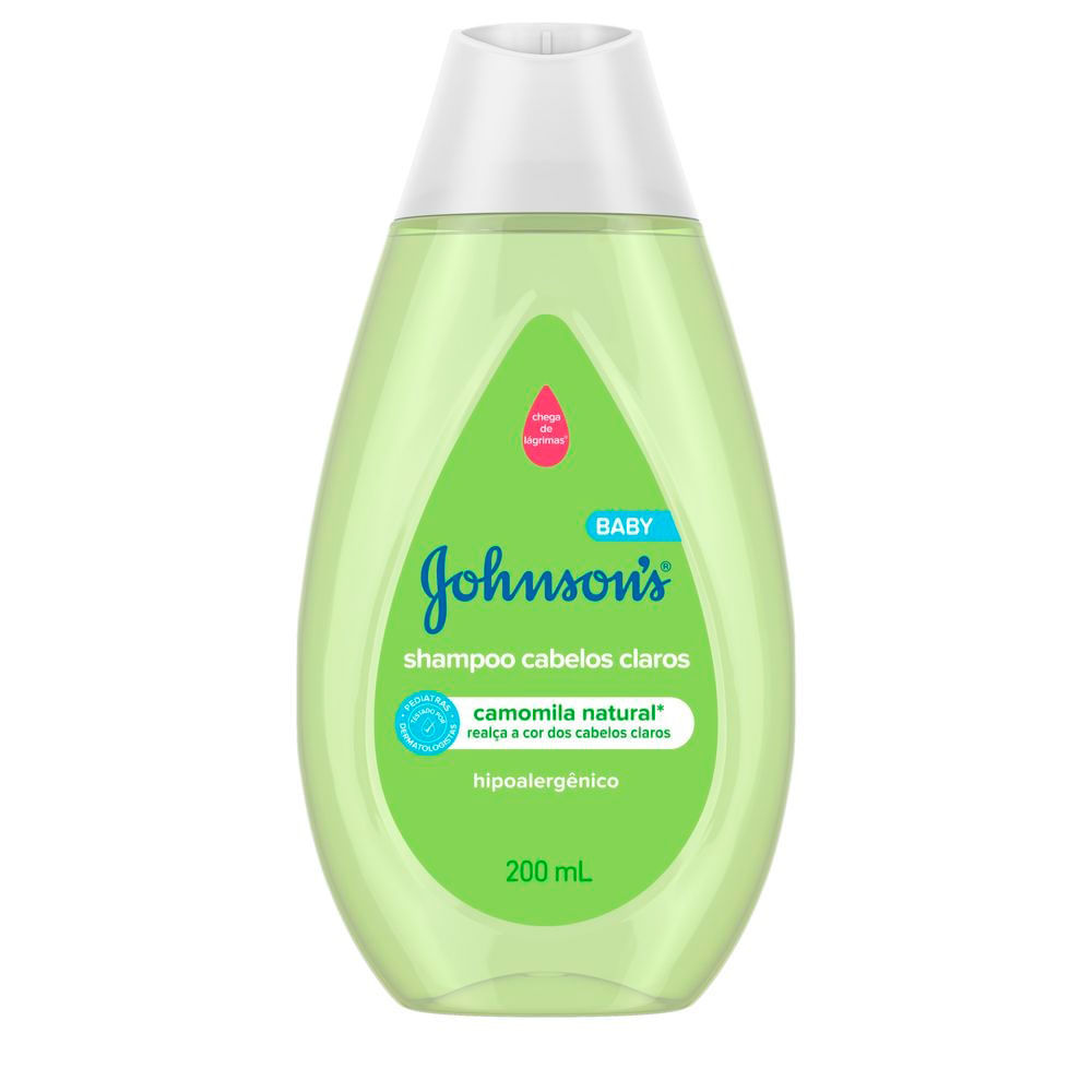 Shampoo Johson´s Baby Camomila Natural para Cabelos Claros 200ml