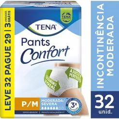 Roupa Íntima Tena Pants Confort P/M Leve 32 Pague 29 unids