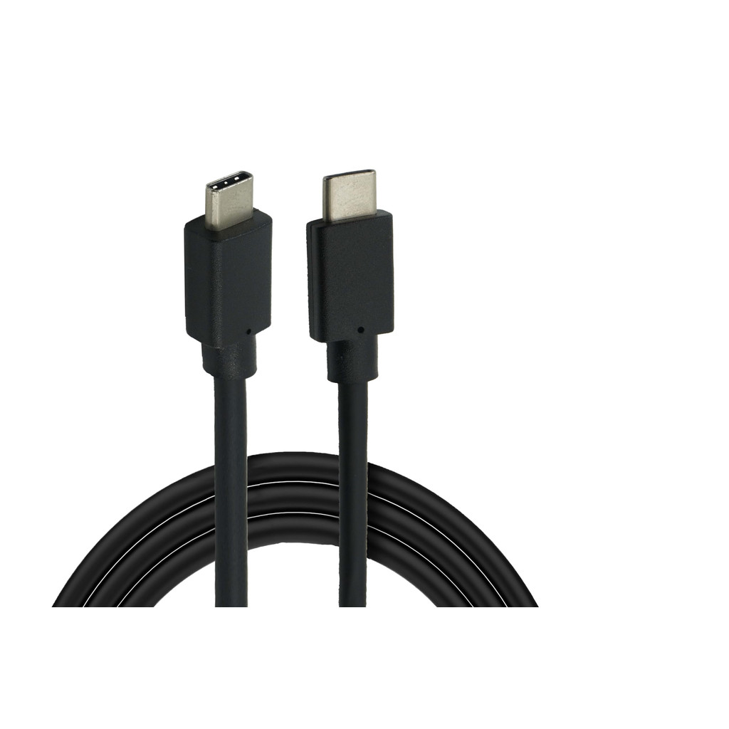 Cabo de dados e carregamento USB C para USB C curto para fones de ouvido, smartphone, tablet, power bank, novo Beat FLE
