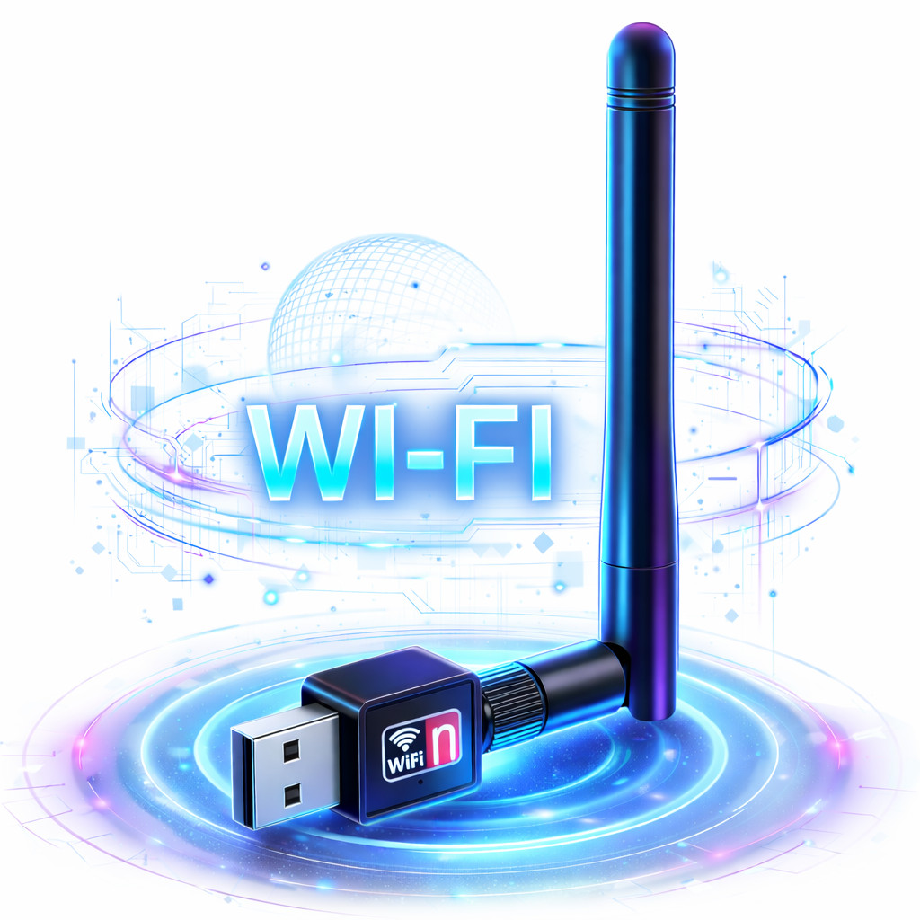 Adaptador Wifi Usb Receptor Antena Wireless Computador E Notebook