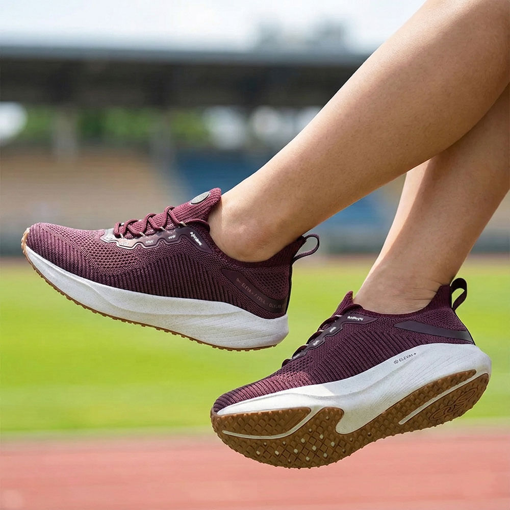 Tênis Feminino Olympikus Adrena Esportivo Eleva+ Roxo Claro