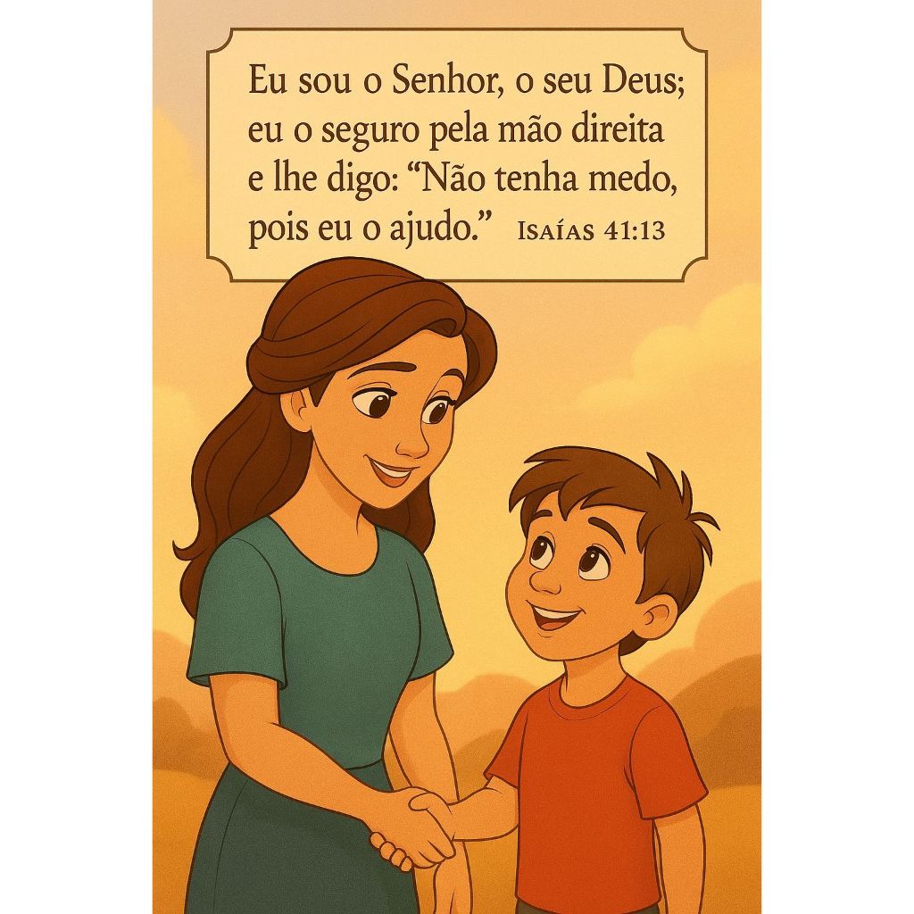 Banner Faixa Religioso I Bíblico I Isaías 41 Versículo 13 I 60x90cm