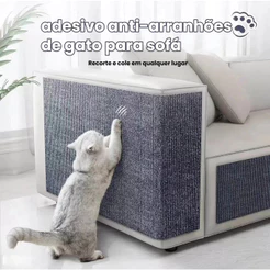 Protetor Adesivo Arranhador para Gato – Evite Danos em Sofás e Móveis