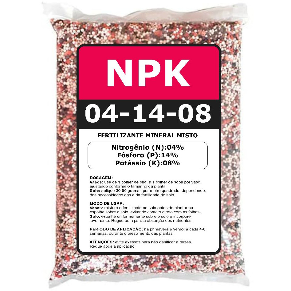 Adubo Fertilizante NPK 04-14-08 em Oferta na Shopee
