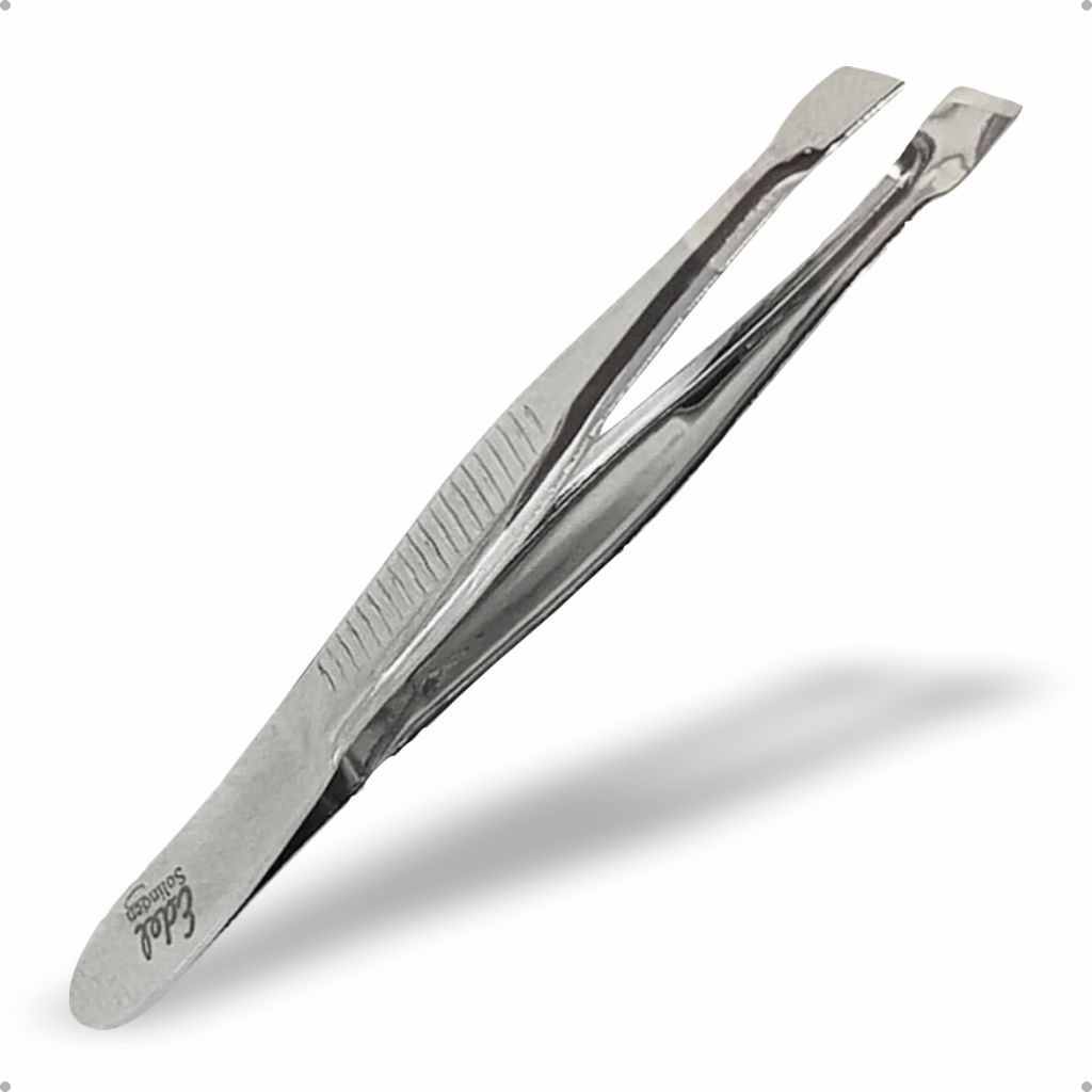Pinça de Depilação Inox 8cm Edel Solingen 2212.102 – Precisão Profissional em Oferta na Shopee