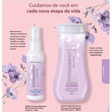 Kit Menopausa (6139) Serum Hidrat Rej (2375) + sabon Intimo (2377)