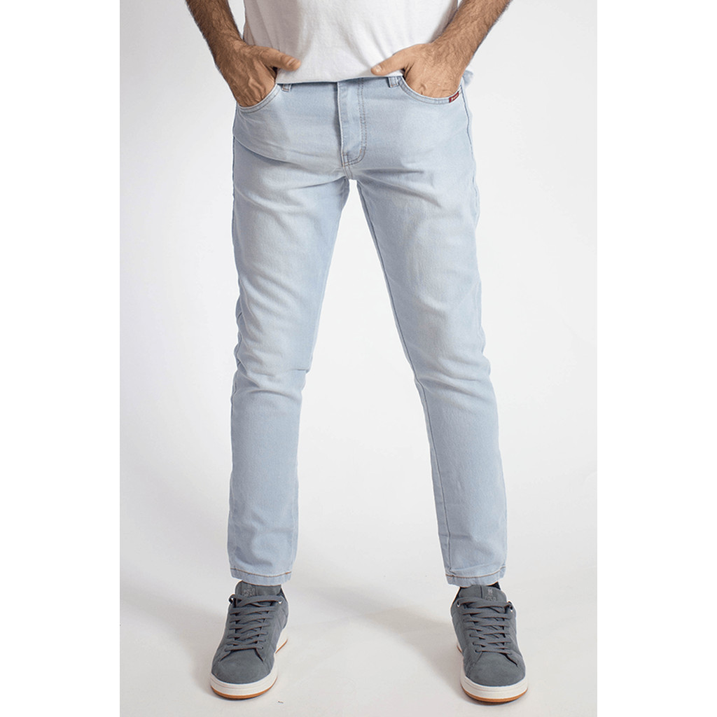 Calça Jeans Masculina Skinny Básica Polo Wear Jeans Claro