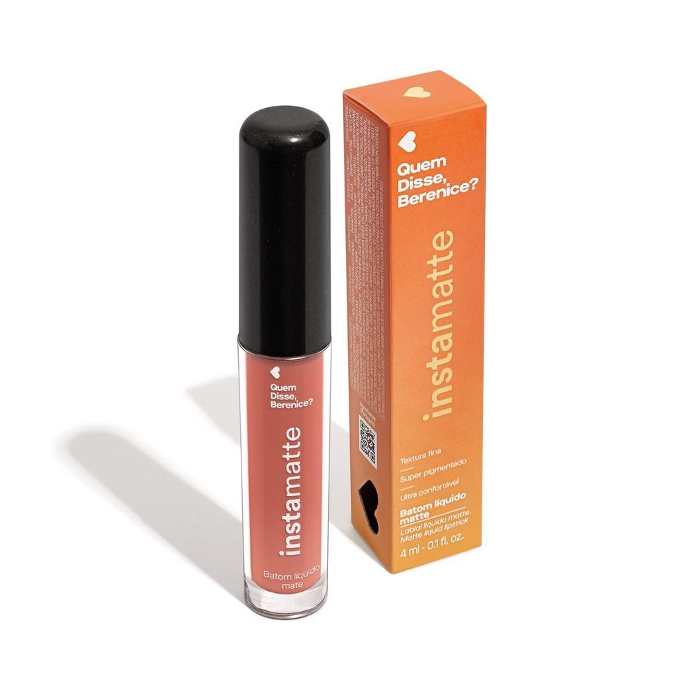 Quem Disse, Berenice? Batom Líquido Carameli 4ml em Oferta na Shopee