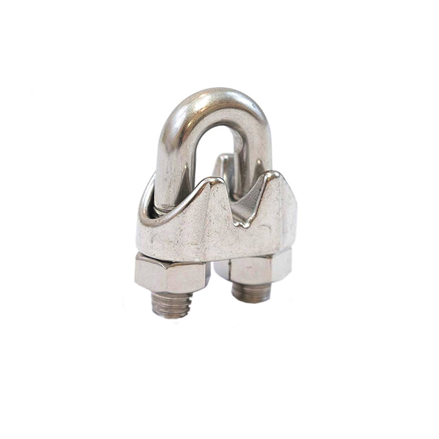 Clip Grampo Para Cabo De Aço 3,2mm - 1/8 Reparo Aparelho Estação Polia Academia 1 Unidade