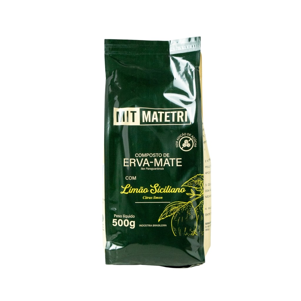 Erva-Mate Matetri Saborizada 500g |  Diversos Sabores, Sem Açúcar e Aroma Refrescante