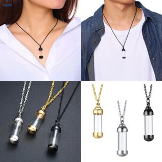 Colar Memorial Aço Inoxidável E Elegante Quieti Pingente Vidro , Acessório Para Personaliza em Oferta na Shopee