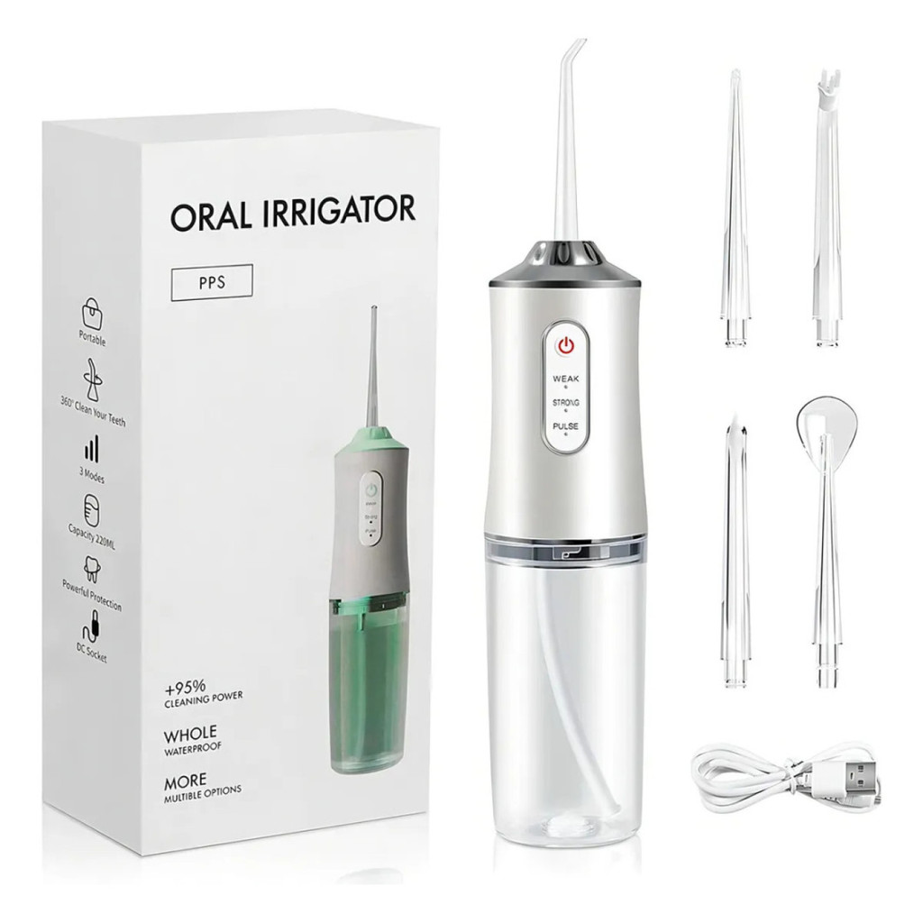 Irrigador Oral Dental Bucal Portátil Recarregável