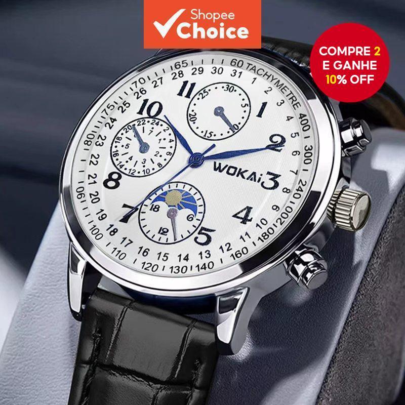 Relógio De Quartzo Versátil Masculino Moderno-Escolha Perfeita Para Presente